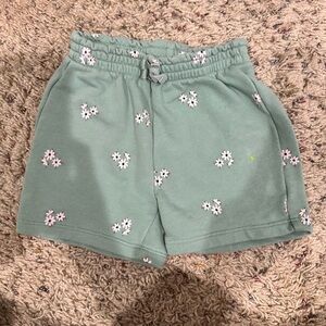 Pekkle kids Green Dainty Floral Shorts 4T. Spring, Summer, beach, park, vacation